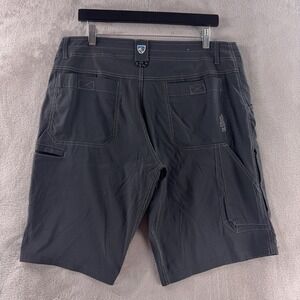 Kuhl Shorts Mens Size 34 Dark Gray Renegade Outdoor Hiking Water Repellent